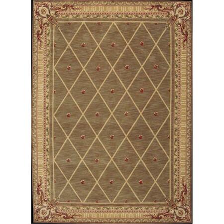 NOURISON Ashton House Area Rug Collection Cocoa 5 Ft 6 In. X 7 Ft 5 In. Rectangle 99446321466